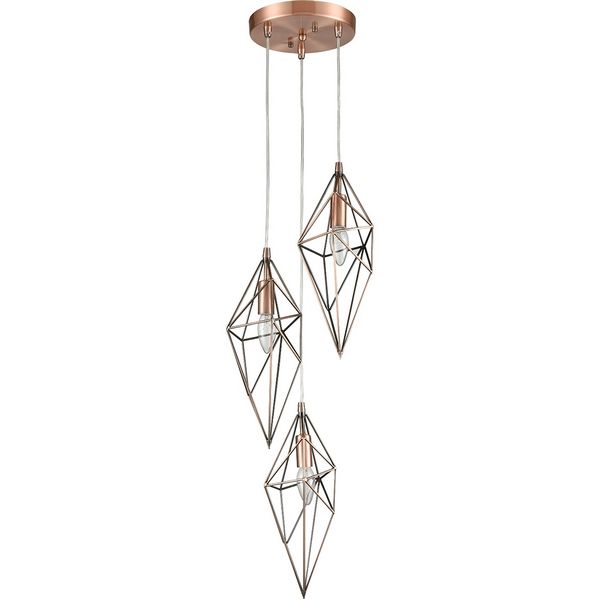 

Подвесной светильник Vele Luce Tenero VL1544P03, Медный, Tenero VL1544P03