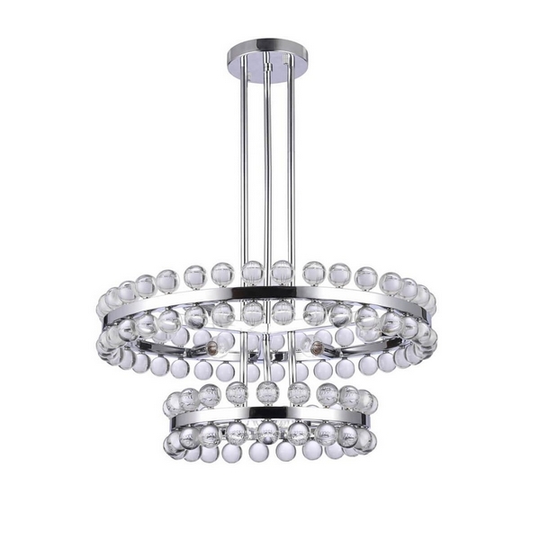 

Потолочная люстра Vele Luce Baldassare VL4143L09 кольцо, Хром, Baldassare VL4143L09