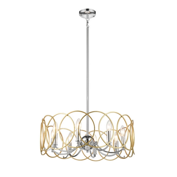 

Подвесная люстра Vele Luce Vita VL4234P08, Хром, Vita VL4234P08