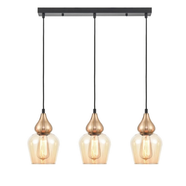 

Подвесной светильник Vele Luce Simone VL5564P13, Янтарный, Simone VL5564P13