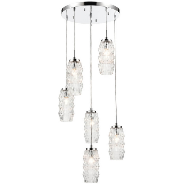 

Подвесной светильник Vele Luce Lily 10038 VL5583P16, Хром, Lily 10038 VL5583P16