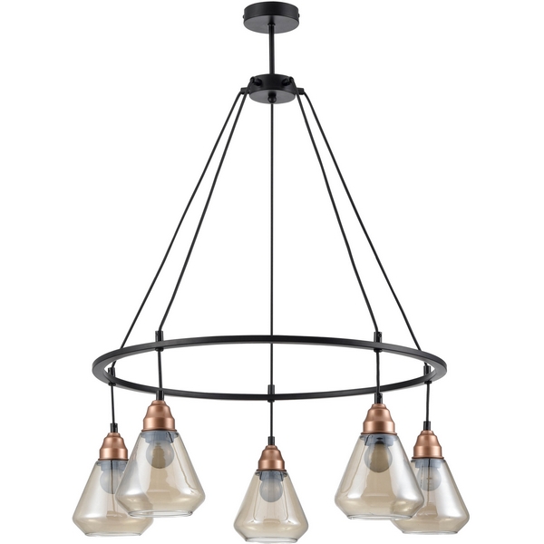 

Подвесная люстра Vele Luce NORINA VL5842P05, Янтарный, NORINA VL5842P05