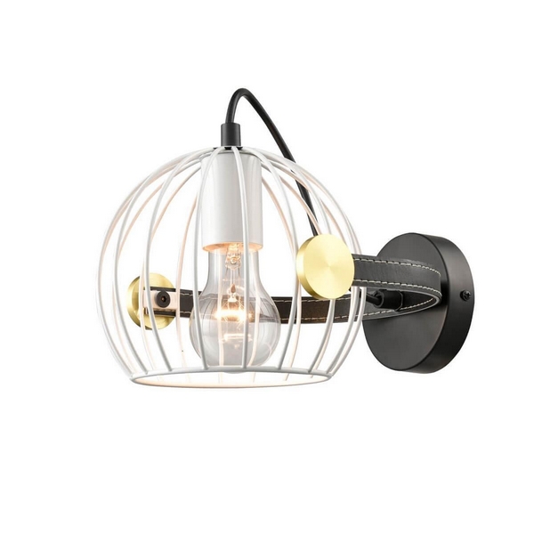 

Бра в форме клетки Vele Luce Pasquale VL6251W01, Черно-белый, Pasquale VL6251W01