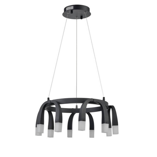 

Подвесной светодиодный светильник 983 Vele Luce Negro VL7102P10, Черный, Negro 983 VL7102P10