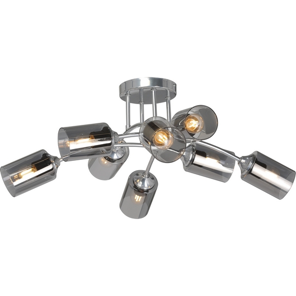 

Потолочная люстра на штанге Vitaluce V2047-9/8PL, Дымчатый, V2047-9/8PL