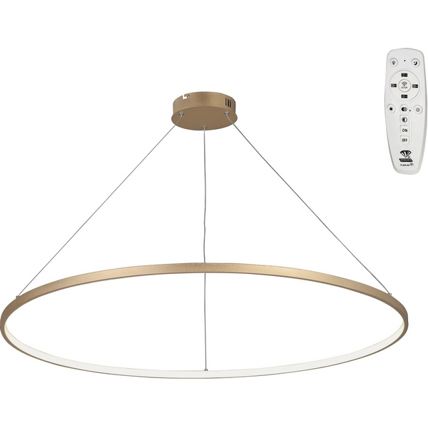 

Подвесной светильник с ПДУ светодиодный LED 81Вт, 2700-6500К Vitaluce V2514DT-8/1S кольцо, V2514DT-8/1S