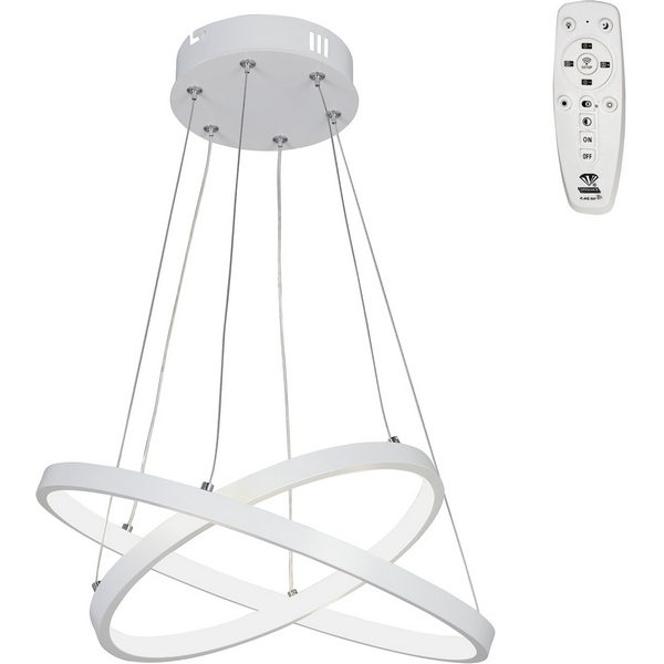 

Подвесной светильник с ПДУ светодиодный LED 57Вт, 2700-6500К Vitaluce V2515DT-0/2S кольцо, V2515DT-0/2S