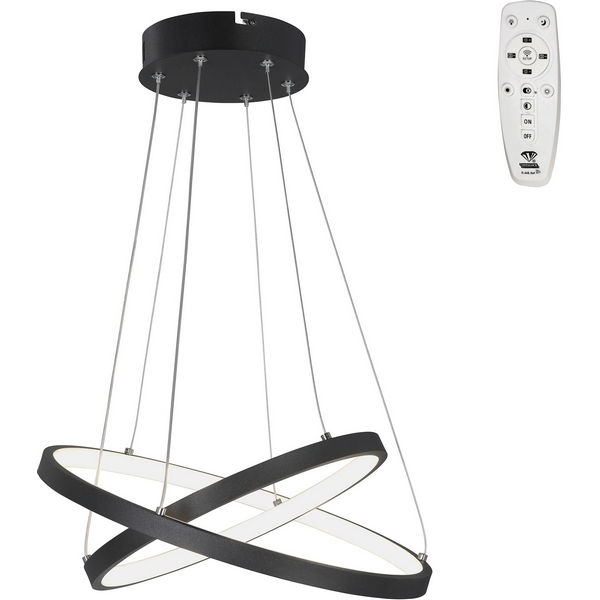 

Подвесной светильник с ПДУ светодиодный LED 57Вт, 2700-6500К Vitaluce V2515DT-1/2S кольцо, V2515DT-1/2S