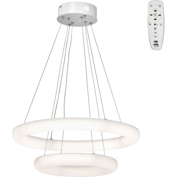 

Подвесной светильник с ПДУ светодиодный LED 103Вт, 2700-6500К Vitaluce V2543DT-0/2S кольцо, V2543DT-0/2S