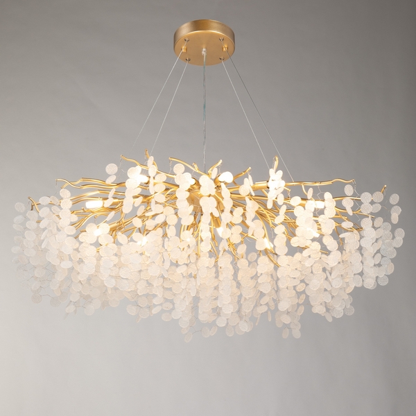 Изображение товара Подвесная люстра Vitaluce V2832-8/13S стиль Арт-Деко с галогеновыми лампами