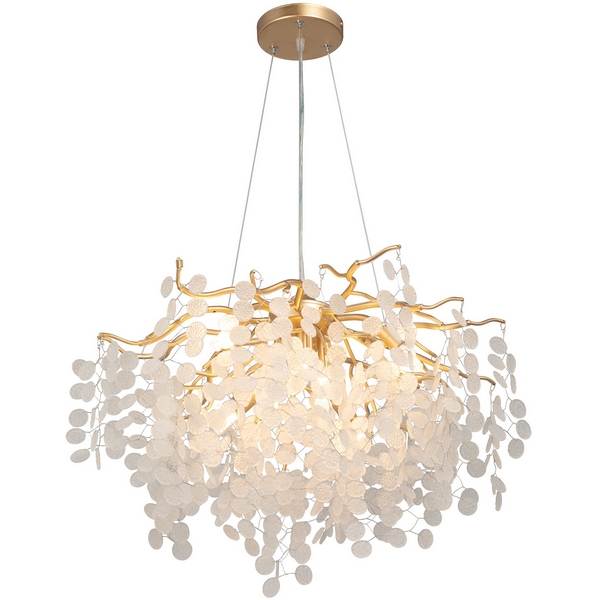 Изображение товара Подвесная люстра Vitaluce V2832-8/7S стиль Арт-Деко с галогеновыми лампами