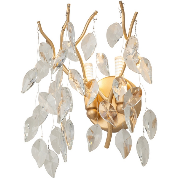 Изображение товара Бра Vitaluce V28320-8/2A стильное галогенное с золотым арматурой для интерьера