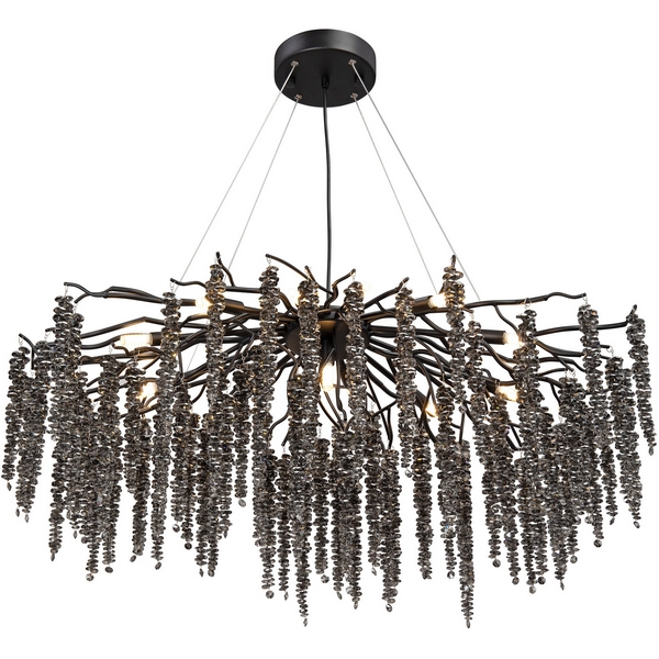 Изображение товара Подвесная люстра Vitaluce V28551-1/13S стиль Арт-Деко 13 ламп диаметр 101 см