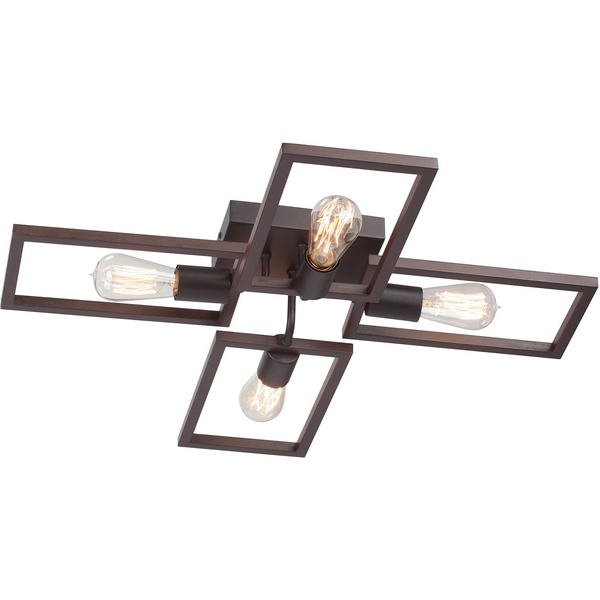 

Потолочная люстра Vitaluce V3031-7/4PL, 4xE27 макс. 40Вт, Коричневый, V3031-7/4PL
