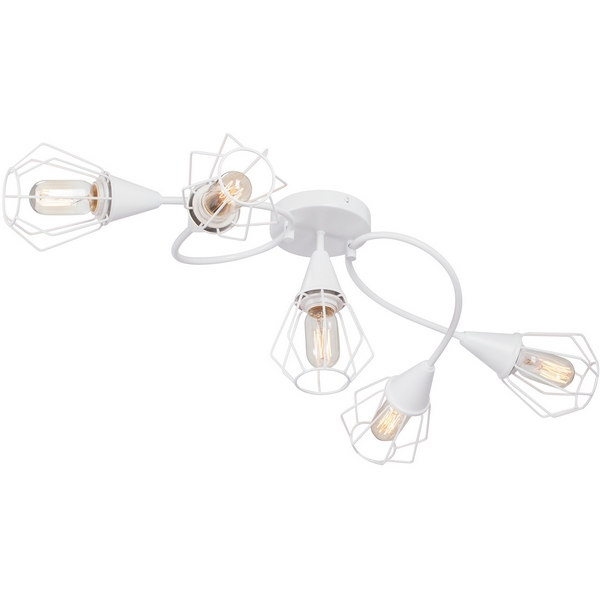 

Потолочная люстра Vitaluce V3037-0/5PL, 5xE27 макс. 40Вт, Белый, V3037-0/5PL