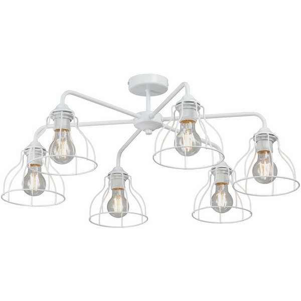 Изображение товара Потолочная люстра Vitaluce V3102-0/6PL на штанге стиль Лофт 6 ламп