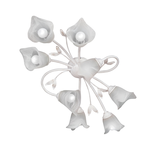 

Потолочная люстра Vitaluce V3746-0/8PL, Белый, V3746-0/8PL