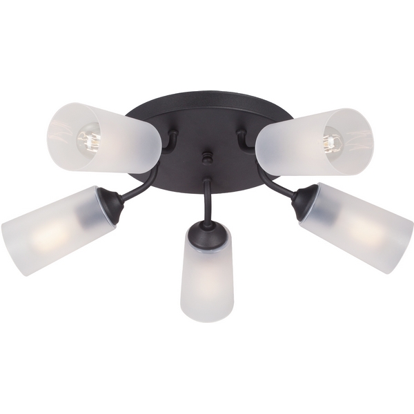 

Потолочная люстра Vitaluce V3762-1/5PL, Черно-белый, V3762-1/5PL