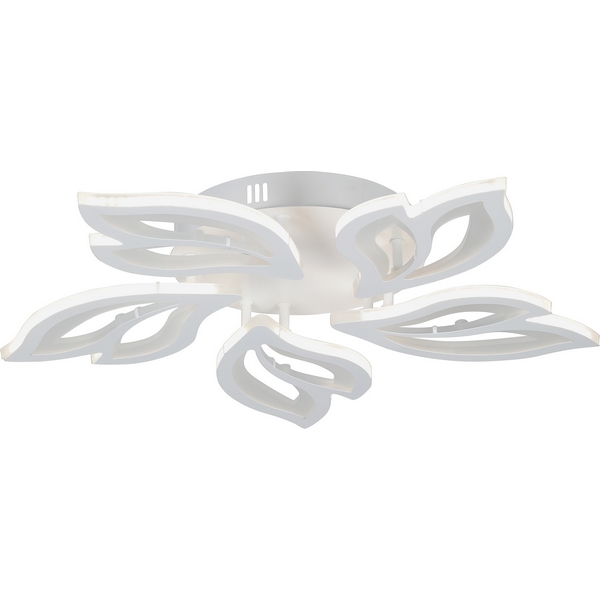 

Потолочная люстра светодиодная LED 55Вт, 3900-4200К Vitaluce V3893-0/5PL с цветами, Белый, V3893-0/5PL