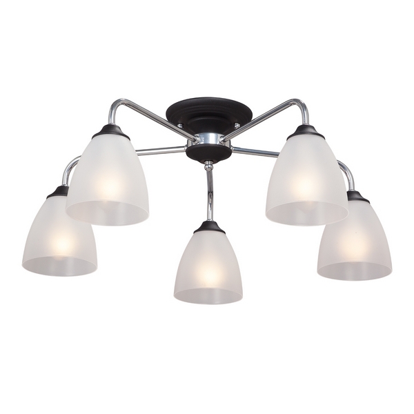 

Потолочная люстра Vitaluce V3946-1/5PL, Черно-белый, V3946-1/5PL