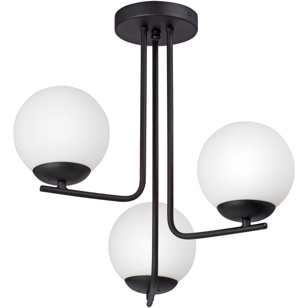 

Потолочная люстра на штанге Vitaluce V4369-1/3PL, Черно-белый, V4369-1/3PL