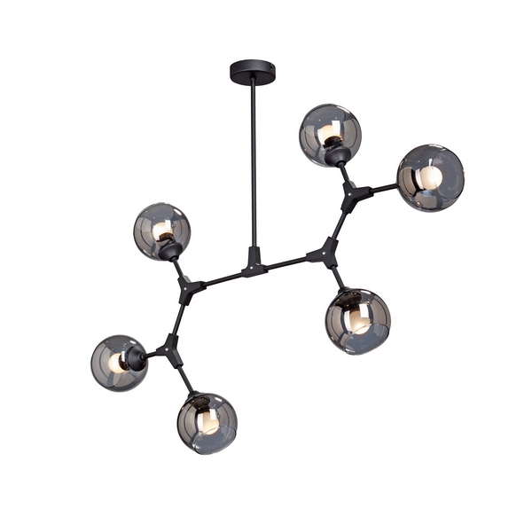 

Потолочная люстра Vitaluce V4823-1/6PL, Черный, V4823-1/6PL