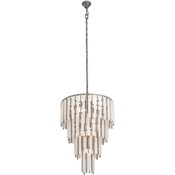 Изображение товара Подвесная люстра Vitaluce V5892-9/10 классика хром 10 ламп E14 регулируемая