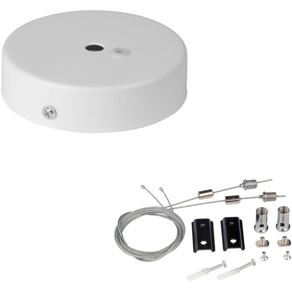 

Комплект подвесной системы для трековых светильников с чашей монтажной Vitaluce VT0083-0/1, VT0083-0/1