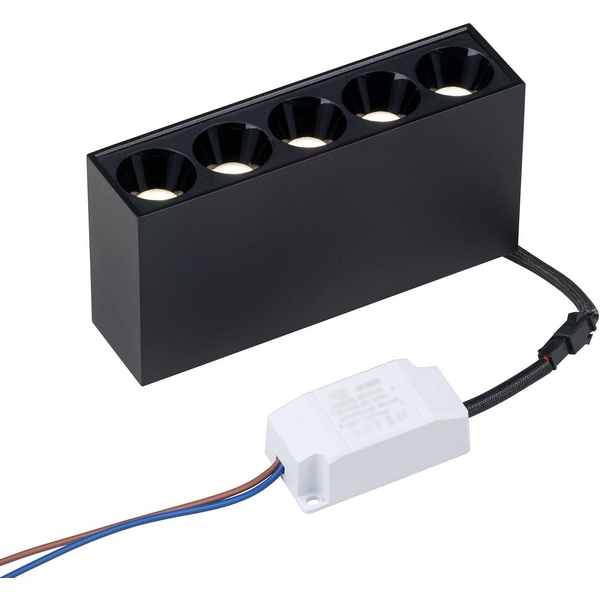 Изображение товара Светодиодный накладной светильник Vitaluce VT0200060-01 черный потолочный для дома