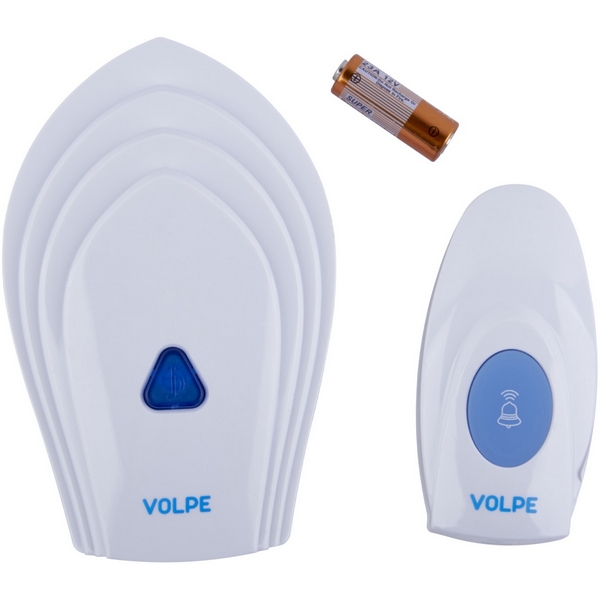 

Звонок беспроводной 36 мелодий, световая индикация Volpe UDB-Q029 UDB-Q029 W-R1T1-16S-80M-WH, UDB-Q029 UDB-Q029 W-R1T1-16S-80M-WH