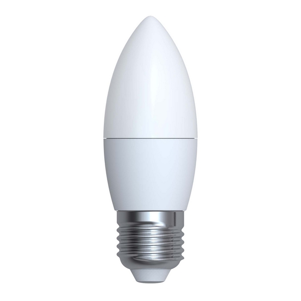 

Лампочка светодиодная LED-C37-7W/WW/E27/FR/NR картон Volpe, LED-C37-7W/WW/E27/FR/NR картон