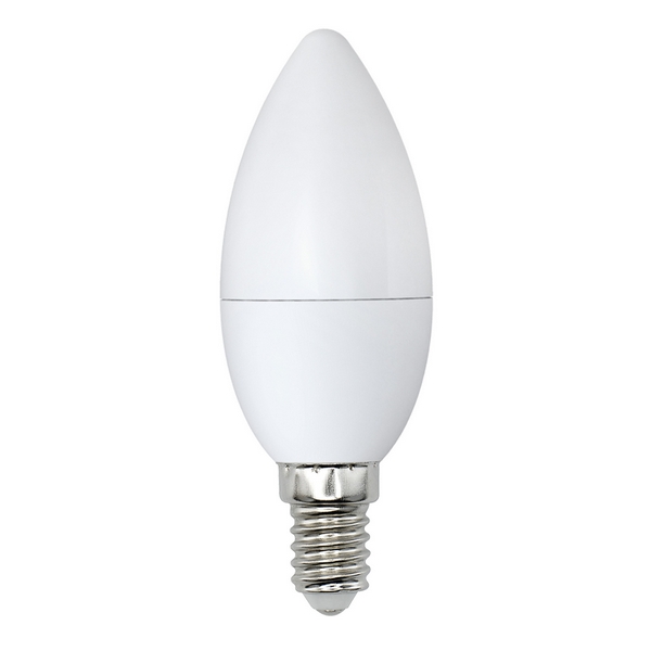 

Лампочка светодиодная LED-C37-11W/DW/E14/FR/NR картон Volpe, LED-C37-11W/DW/E14/FR/NR картон