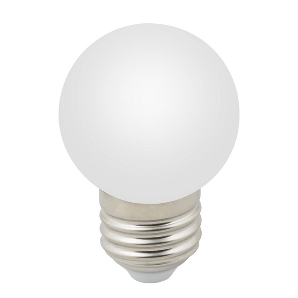 

Лампочка светодиодная Volpe LED-G45-1W/6000K/E27/FR/С, LED-G45-1W/6000K/E27/FR/С