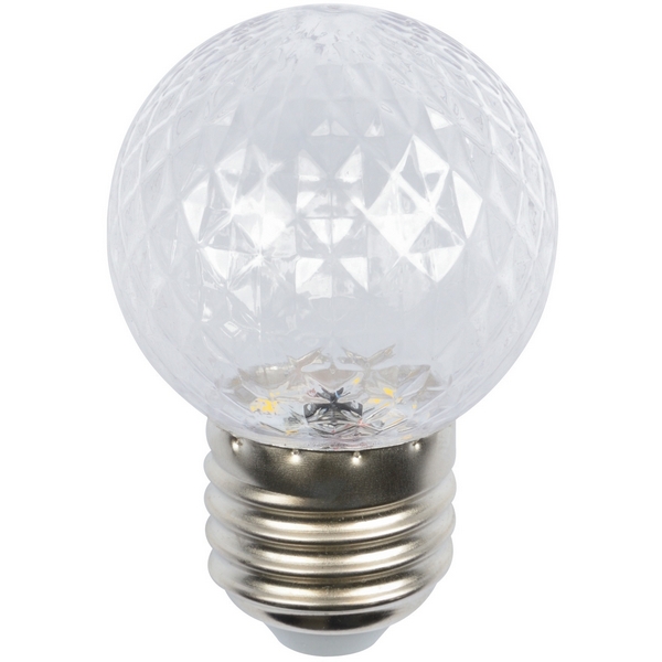 

Лампа декоративная светодиодная, форма "Ананас", прозрачная, дневной свет 6000K Volpe Bicolor LED-D45-1W/6000K/E27/CL/С PINEAPPLE, Bicolor LED-D45-1W/6000K/E27/CL/С PINEAPPLE