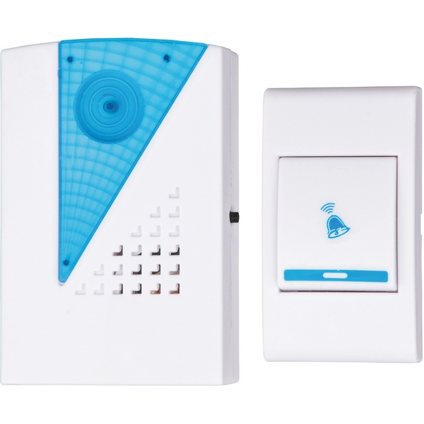 

Звонок беспроводной 36 мелодий, световая индикация Volpe UDB-Q031 UDB-Q031 W-R1T1-32S-100M-WH, UDB-Q031 UDB-Q031 W-R1T1-32S-100M-WH