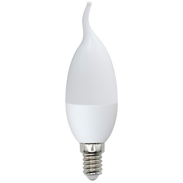 

Лампа светодиодная, матовая, дневной белый свет 6500K Volpe Norma LED-CW37-7W/6500K/E14/FR/NR, Norma LED-CW37-7W/6500K/E14/FR/NR