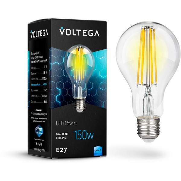 

Лампочка филаментная Voltega Crystal 7103, General purpose bulb 7103