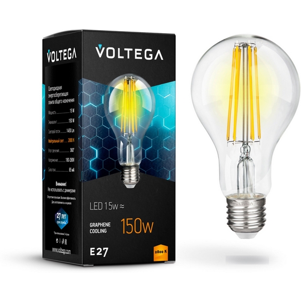 

Лампочка филаментная Voltega Crystal 7104, General purpose bulb 7104