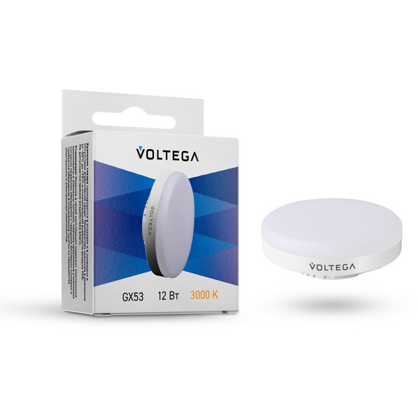 

Светодиодная лампа Simple GX53 12W 3000K Voltega 7234, 7234