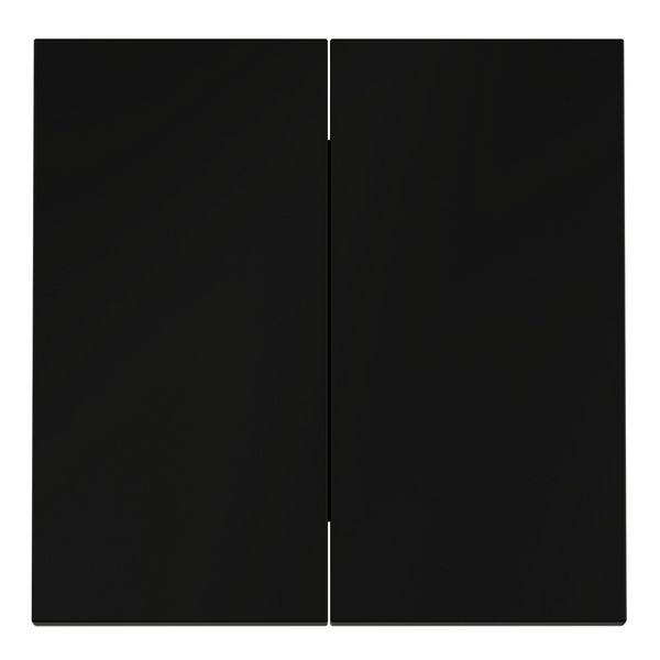 Изображение товара Клавиши для выключателя Voltum S70 VLS000308 двухклавишные черный матовый