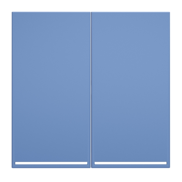 Изображение товара Клавиши для выключателя/переключателя двухклавишного с подсветкой (деним) Voltum S70 VLS000415