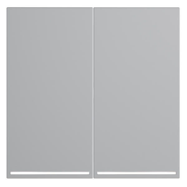 

Клавиши для выключателя/переключателя двухклавишного с подсветкой (серый) Voltum S70 VLS000416, S70 VLS000416