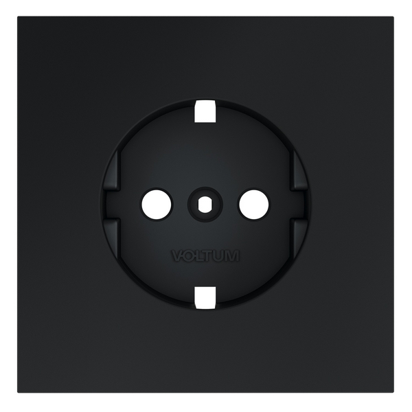 

Накладка для розетки с заземлением Voltum S70 VLS000608 (графит), S70 VLS000607