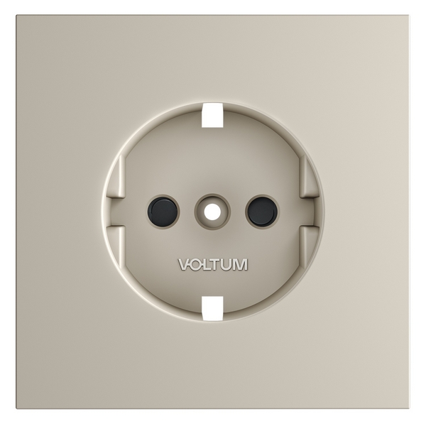 

Накладка для розетки с заземлением и защитными шторками Voltum S70 VLS000703 (кашемир), S70 VLS000703