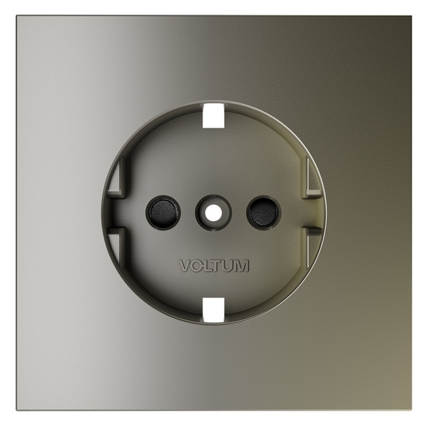 

Накладка для розетки с заземлением и защитными шторками Voltum S70 VLS000704 (шелк), S70 VLS000704