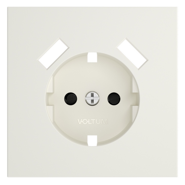 

Накладка для розетки с заземлением и защитными шторками с USB A+A (хлопок) Voltum S70 VLS000913, S70 VLS000913