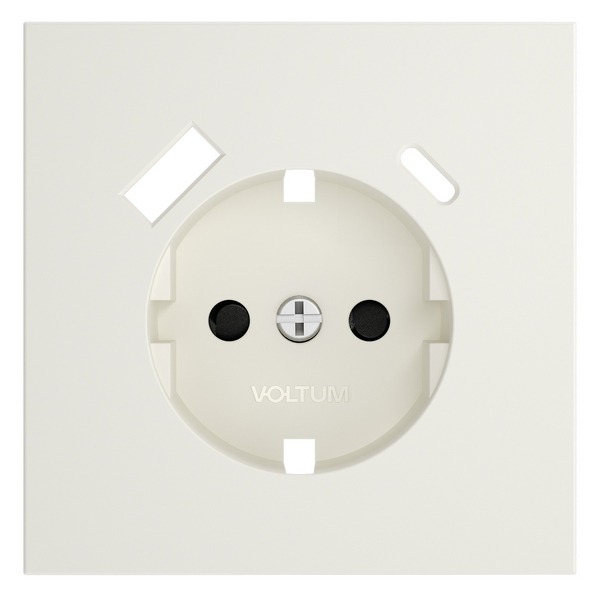 

Накладка для розетки с заземлением и защитными шторками с USB A+C (хлопок) Voltum S70 VLS001013, S70 VLS001013