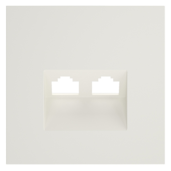 

Накладка для розетки компьютерной двойной RJ45+RJ45 кат.6 (хлопок) Voltum S70 VLS001413, S70 VLS001413