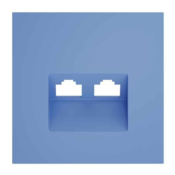 

Накладка для розетки компьютерной двойной RJ45+RJ45 кат.6 (деним) Voltum S70 VLS001415, S70 VLS001415