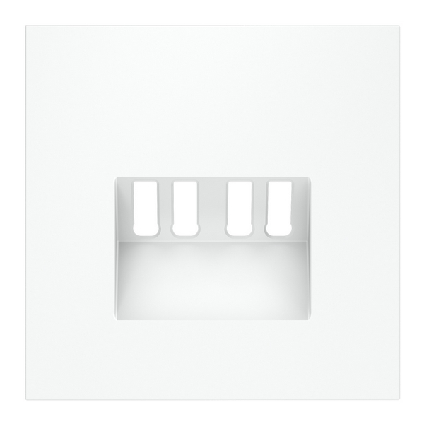 Изображение товара Накладка для розетки акустической Voltum S70 VLS001502 белый матовый